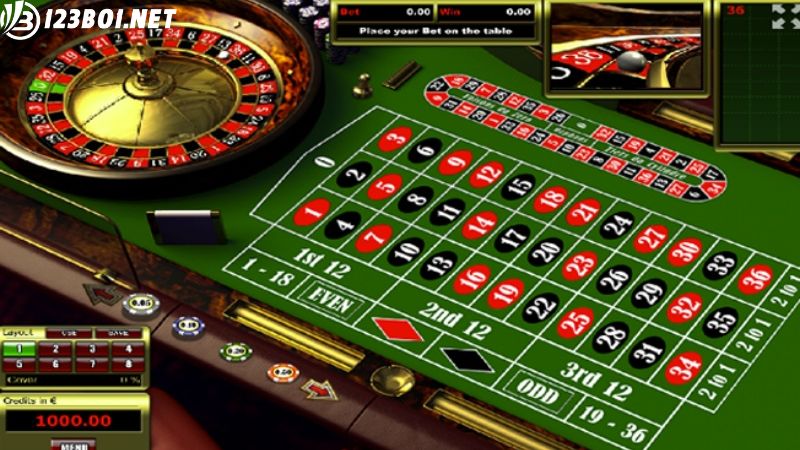 Hướng dẫn chi tiết cách đặt cược khi chơi Roulette online 123B02